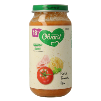 Olvarit Pasta tomato ham 18M03 250 Gram