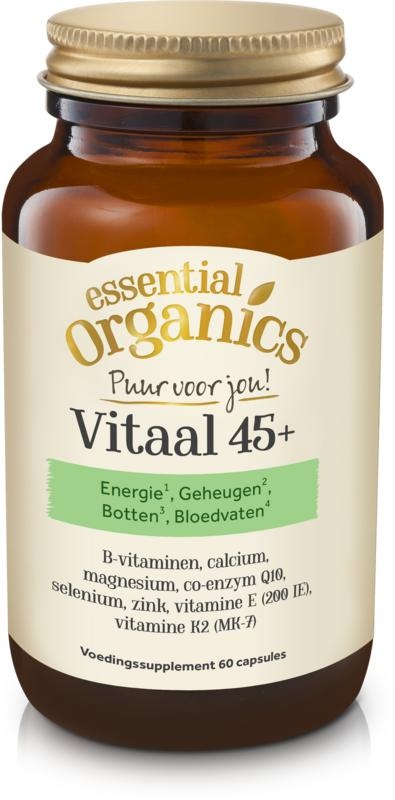 Essential Organics Vitaal 45+ puur 120 Vegetarische capsules