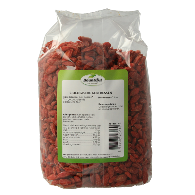 Organic goji berries 400 Gram