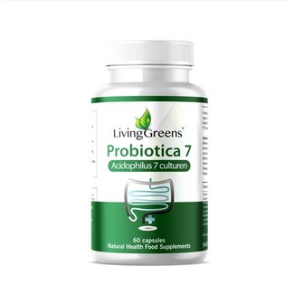 Livinggreens Probiotica acidophilus 7 cultivos 60 Cápsulas