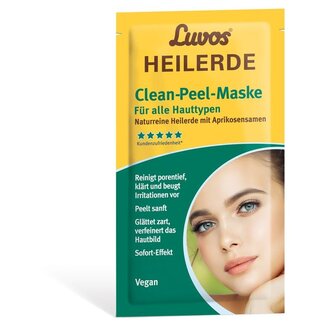 Luvos Mascarilla de arcilla curativa clean-peel para todo tipo de piel 7,5 ml 2 unidades