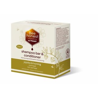 Traay Bee Honest Shampoobar jojoba & honing 80 Gram