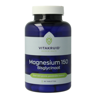 Vitakruid Magnesium 150 Bisglycinate with 200mg L-Taurine 90 Tablets