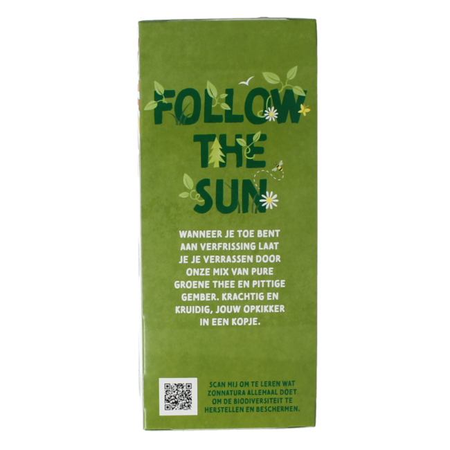 Thé vert gingembre bio 20 sachets