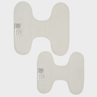 Imsevimse Protège-slips lavables sans fermeture naturel 3 pièces