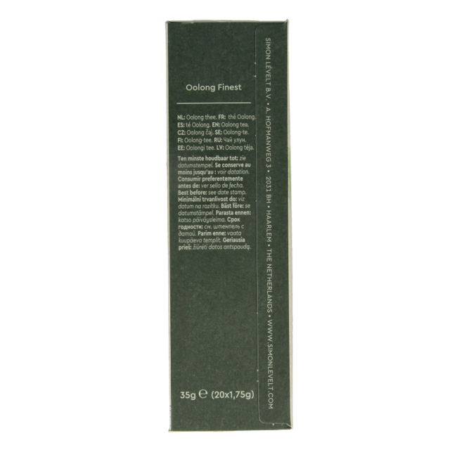 Oolong Finest organic 20 Bags
