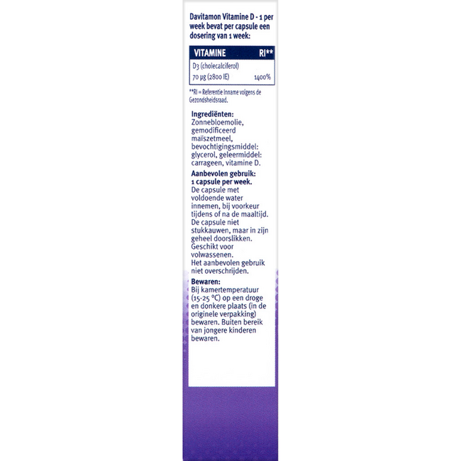 Vitamine D3 vegan 24 Capsules