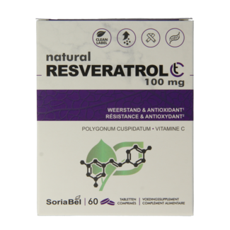 SoriaBel Resveratrol CT 100 mg 60 Tabletten