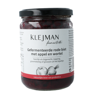 KLEJMAN Fermentista Remolacha roja fermentada con zanahoria y manzana 480 g