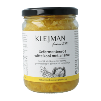 KLEJMAN Fermentista Fermented white cabbage with pineapple 480g