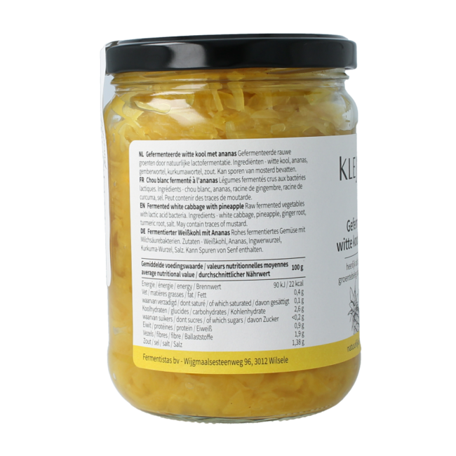 Fermentowana biała kapusta z ananasem 480 Gram
