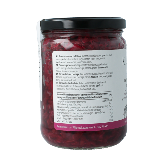 Chou rouge fermenté 480 grammes