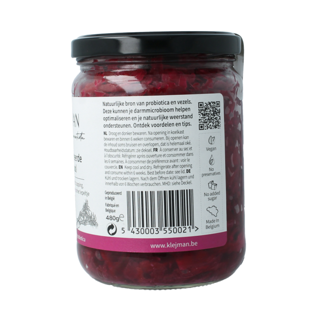 Chou rouge fermenté 480 grammes