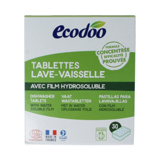Ecodoo Geschirrspülmaschinen-Tabs 30 Stück