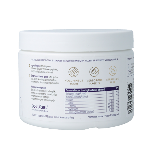 Kolagen Matcha SunMatcha & Solgel 150 Gram