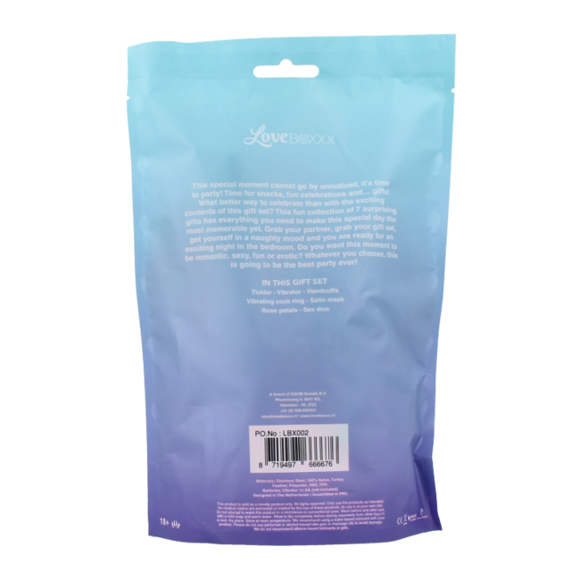 Coffret Lets celebrate 1 pièce