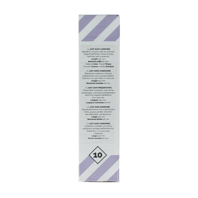 Préservatifs lubrifiant silicone 10 pièces