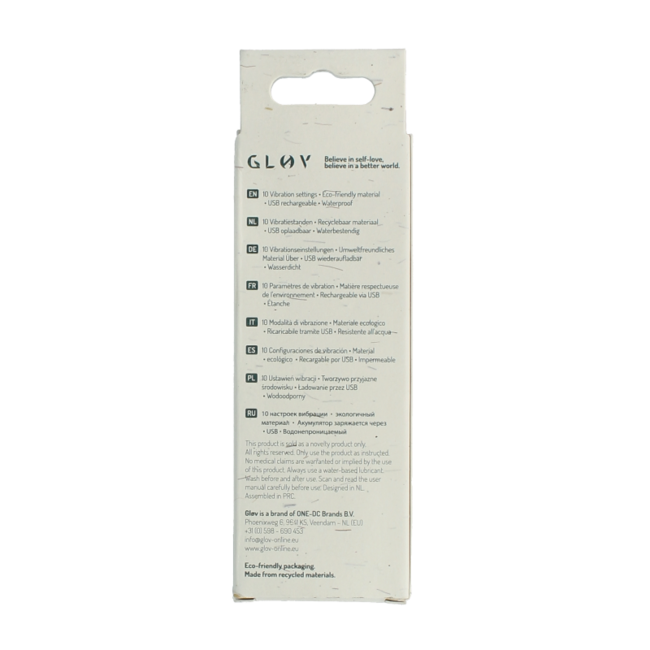 Saga eco bullet vibrator vert 1 pièce