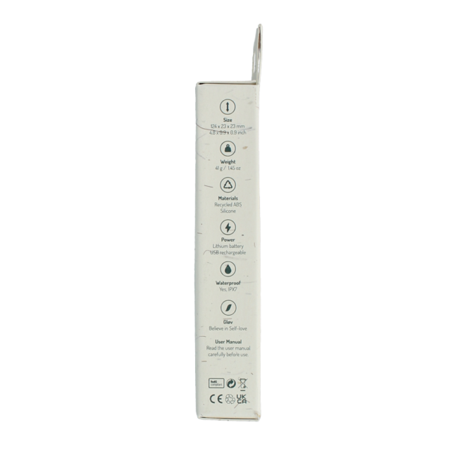Saga eco bullet vibrator vert 1 pièce