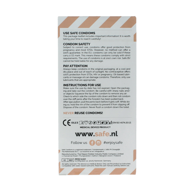 Ultra-thin condoms, 10 pack