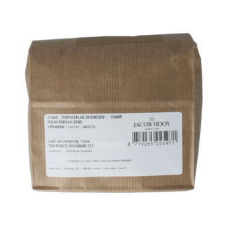 Jacob Hooy Hojas de papaya cortadas 250 gramos