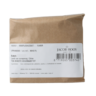 Jacob Hooy Garlic Salt 250 Gram