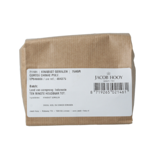 Jacob Hooy Cinchona bark ground 250 Gram