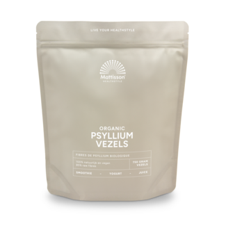 Mattisson Fibre di Psillio Biologiche Bio 750 Grammi