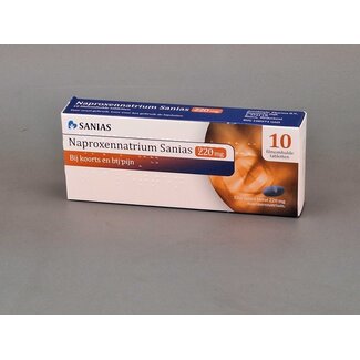 Sanias Naproxen Sodium 220mg 10 Tablets