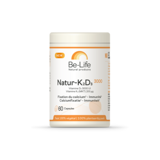 Be-Life Natur K2D3 3000 60 Capsule
