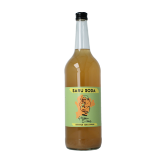 Saru Soda Syrup ginger lime organic Demeter 1 Litre