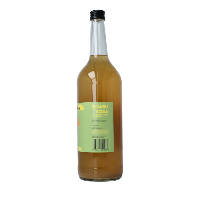 Syrup ginger lime organic Demeter 1 Litre
