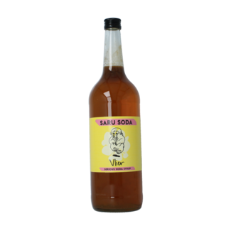 Saru Soda Jarabe de flor de saúco bio demeter 1 Litro