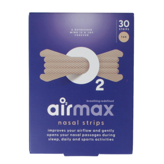 Airmax Nasal strips tan 30 pieces