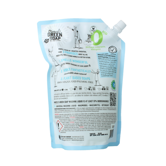 Wasmiddel universeel 0% navul 1 Liter