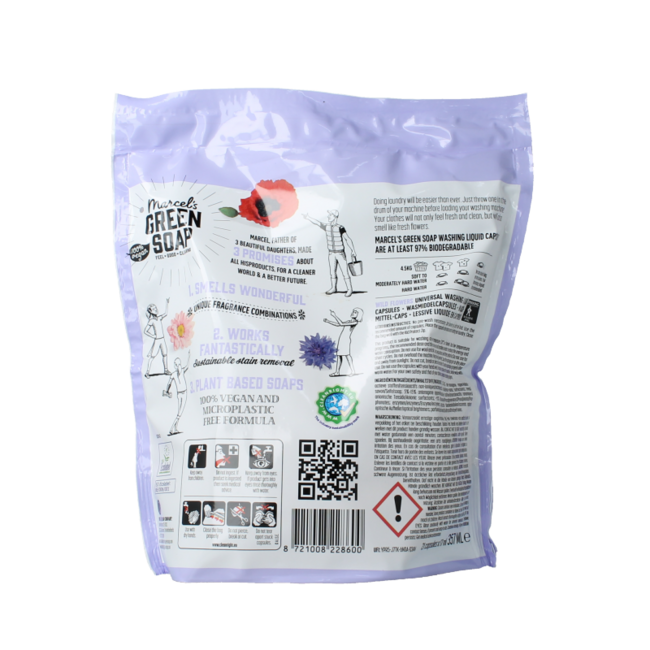 Capsules de lessive fleurs sauvages 21 capsules