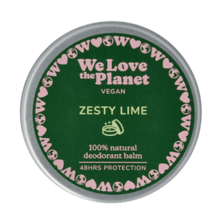 We Love The Planet Balsamo deodorante lime frizzante vegano 35 Grammi