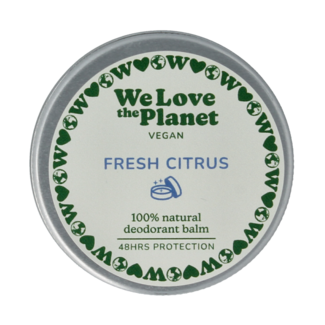 We Love Deodorant balm fresh citrus vegan 35 Gram