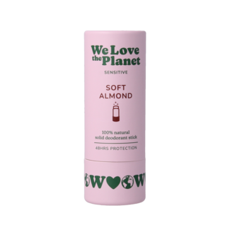 We Love The Planet Deodorant stick soft almond vegan 40 Gram