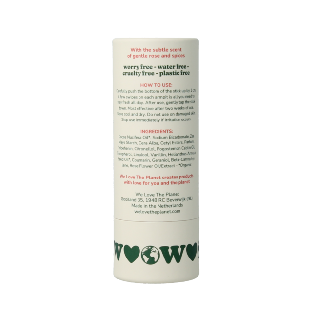 Déodorant en stick rose douce 40 grammes