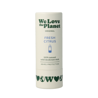 We Love The Planet Deodorant stick fresh citrus 40 Gram