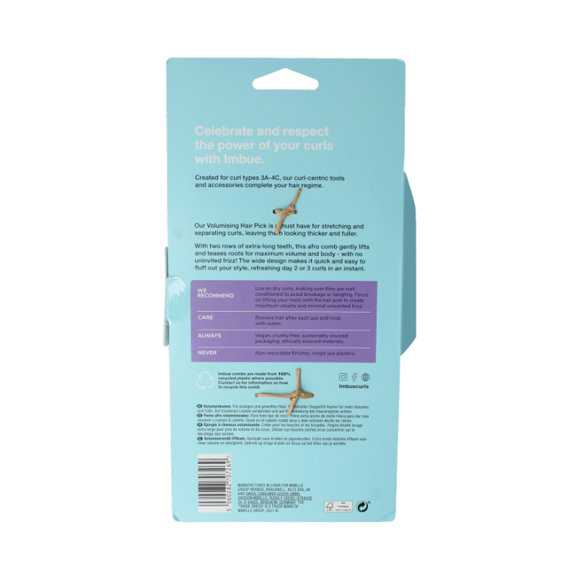 Volumising Hair Pick 1 Piece