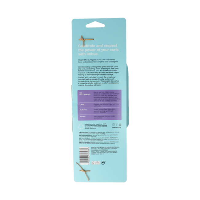 Detangling comb 1 Stuks