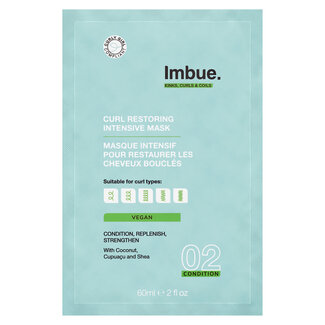 Imbue Curl restoring intensive mask sachet 60 Milliliter