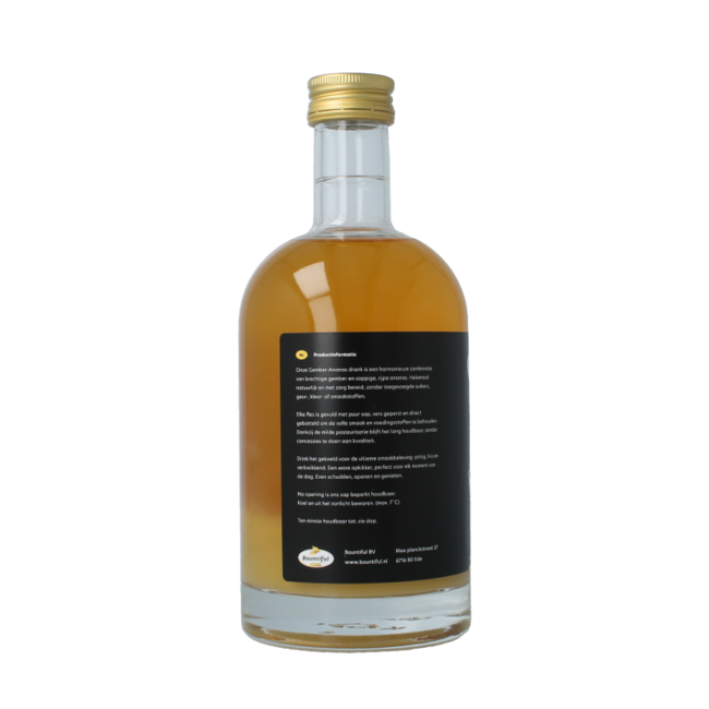 Organic Ginger Pineapple Juice 500ml