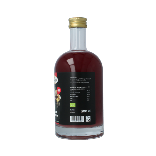 Succo di Zenzero e Mirtillo Rosso Bio 500 Millilitri