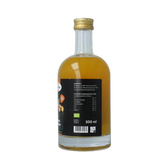 Jus de gingembre et curcuma bio 500 ml