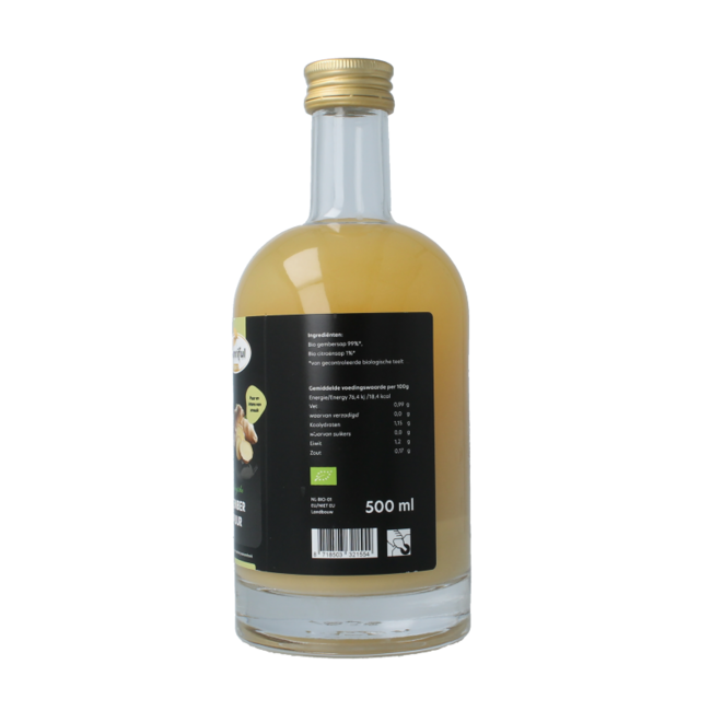 Gember sap puur bio 500 Milliliter