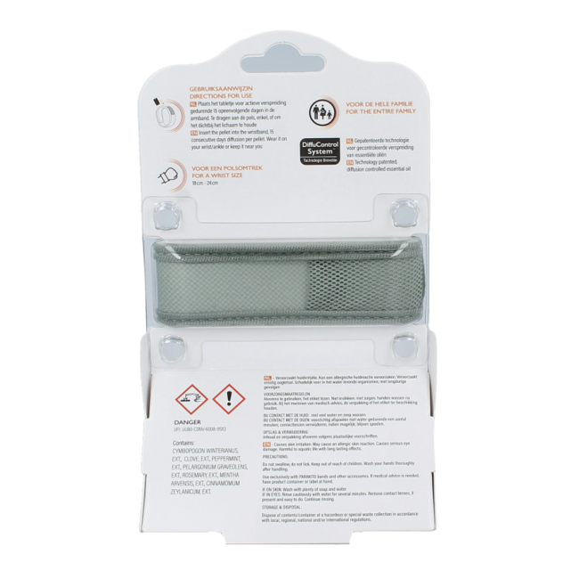 Anti-Mücken-Armband für Erwachsene, Khaki, 1 Stück