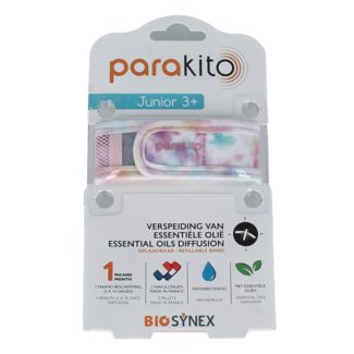 Parakito Anti-mosquito wristband junior tie dye 1 piece